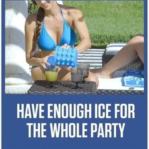 Ice Genie, Ice Cube-bricka Ice Cube-maker Genie Silikon Ice Hink-formar, Ice Cube Maker Ice Cube Ship@H4
