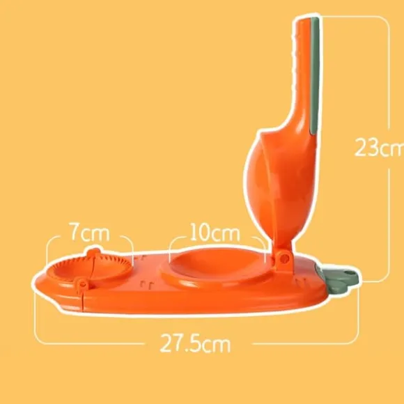 2-i-1-dumplingmaskin, rund dumplingformmaskin, manuell dumplingmaskin