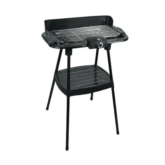 2 i 1 elektrisk grill, fristående och bordsskiva, 46 x 23 cm