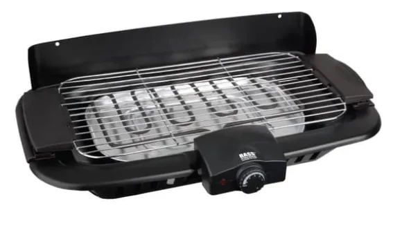2 i 1 elektrisk grill, fristående och bordsskiva, 46 x 23 cm