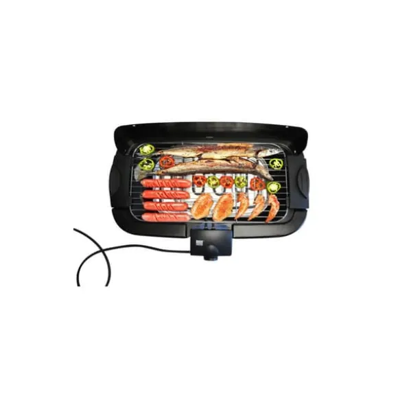2 i 1 elektrisk grill, fristående och bordsskiva, 46 x 23 cm
