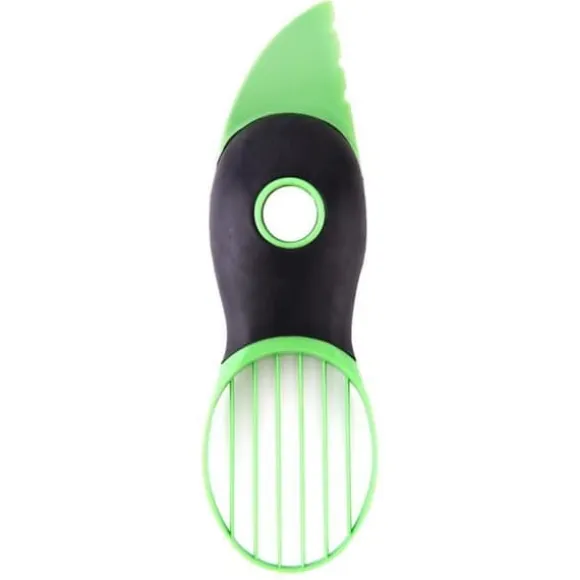 3-i-1 mångsidig slicer skivor Plast Green Blade Fruit Tool Kit