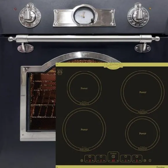 Inbyggd elektrisk spis - KAISER - EH 6355 Em Sil - 8 funktioner - Induktion - Antracit