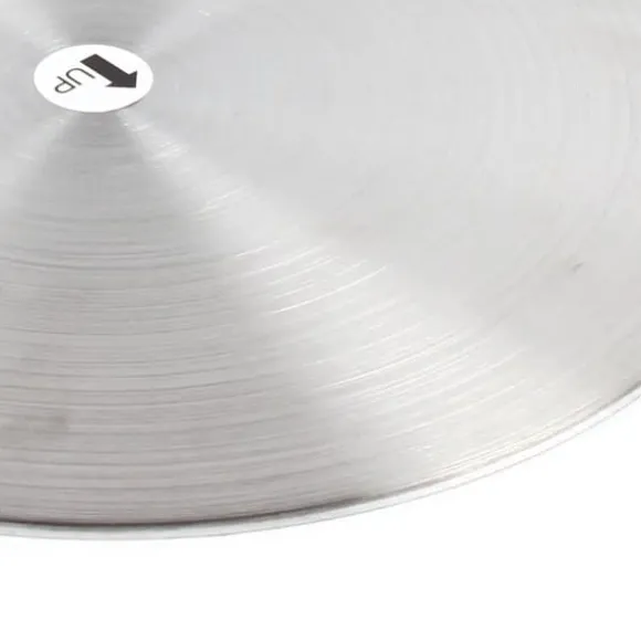 Induktionsadapterplatta - Värmefördelare - Rostfritt stål - Avtagbart handtag - 24 cm - Universell - Silver