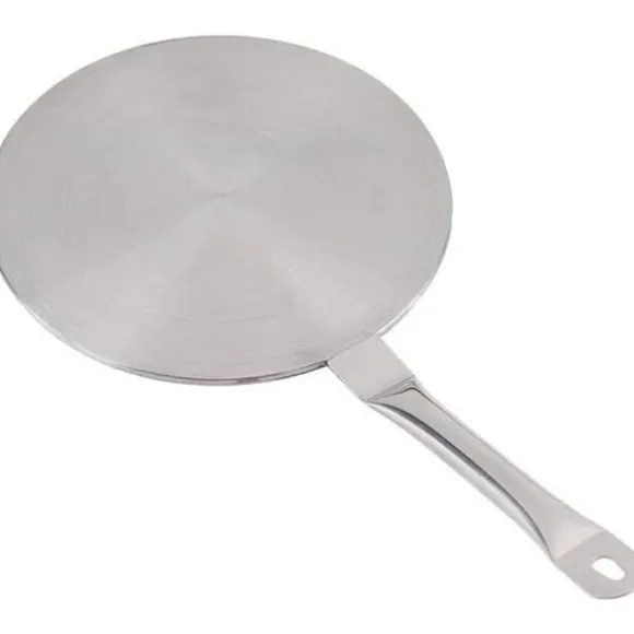 Induktionsadapter - Rostfritt stål - 24cm - Robust - Värmespridare - Kompatibel med alla värmekällor
