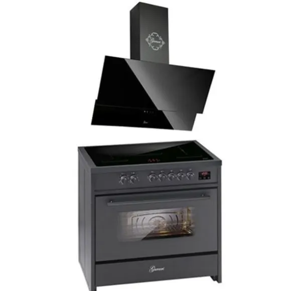 Induktionshäll - GURARI - E 913 BL - 90 cm - 121L - 5 induktionszoner med booster