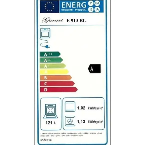 Induktionshäll - GURARI - E 913 BL - 90 cm - 121L - 5 induktionszoner med booster