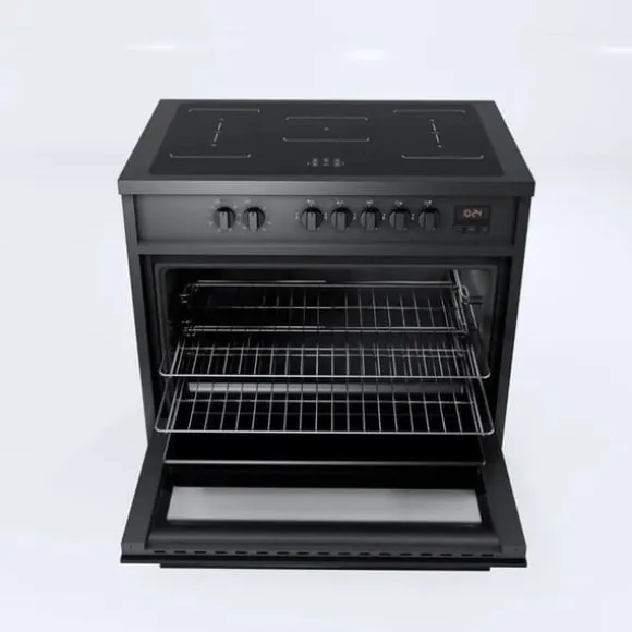 Induktionshäll - GURARI - E 913 BL - 90 cm - 121L - 5 induktionszoner med booster