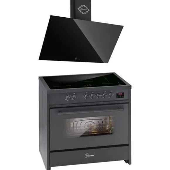 Induktionsspis - GURARI - E 913 BL - 90 cm - 121L - 5 Flex-zoner