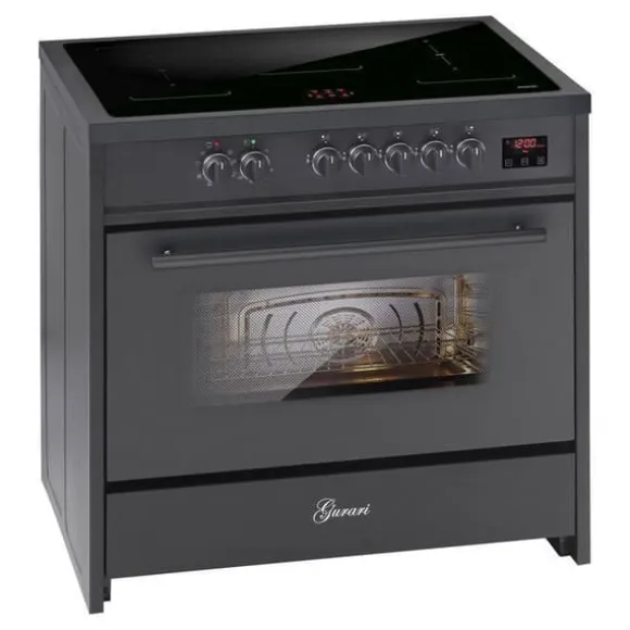 Induktionsspis - GURARI - E 913 BL - 90 cm - 121L - 5 Flex-zoner