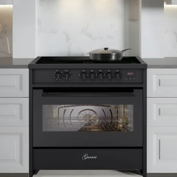 Induktionsspis - GURARI - E 913 BL - 90 cm - 121L - 5 Flex-zoner
