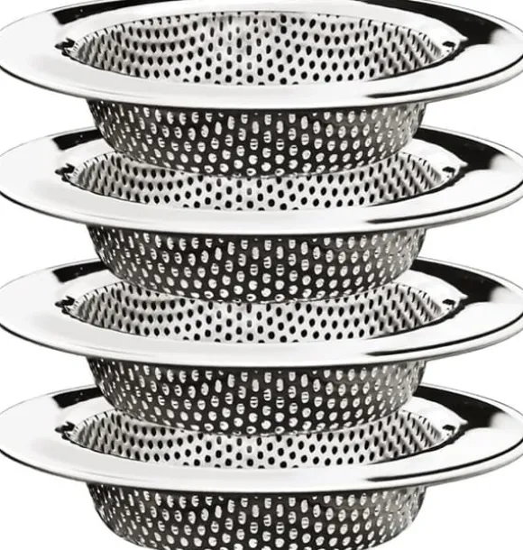 INF Diskbänkssilpropp för Avlopp, 4-pack - Ytterdiameter 11,2 cm
