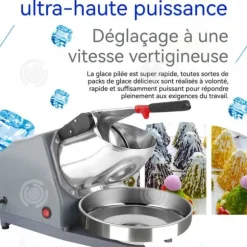 INN Iskrossare 2L hushålls- och kommersiell smoothie-maskin med dubbla blad 250W hög effekt smoothie-maskin