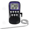 INN Kökstermometer 7,2x2x14,5cm Lätt att använda med intelligent digital display och nedräkningsalarm Svart