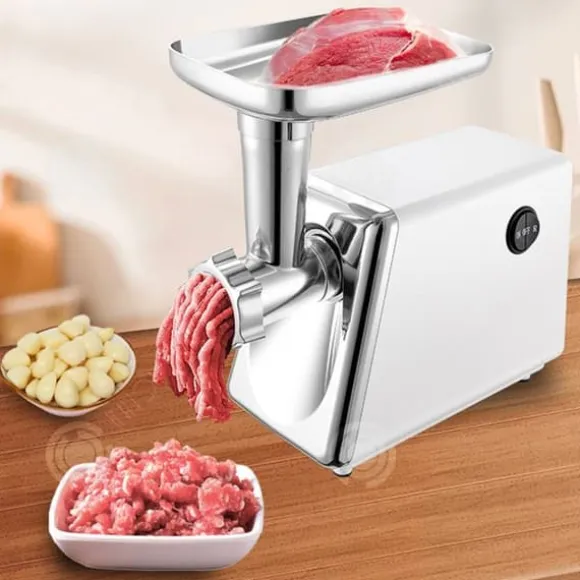 INN Multifunktionell köttkvarn 34 x 15 cm Aluminiumlegering Effekt på 300 W Kan bearbeta olika ingredienser Såsmaskin