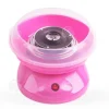 INN Sockervadds maskin 25x25x18cm 450w enkel knappfunktion med halkfri ram Hemma sockervadd maskin Rosa