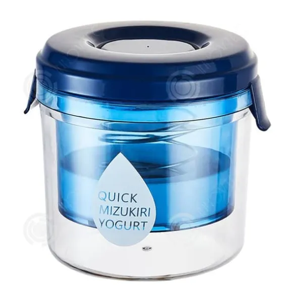 INN Yoghurtsil med lock Bärbar återanvändbar grekisk yoghurtsil Vassleavskiljare för grekisk yoghurtjuicete