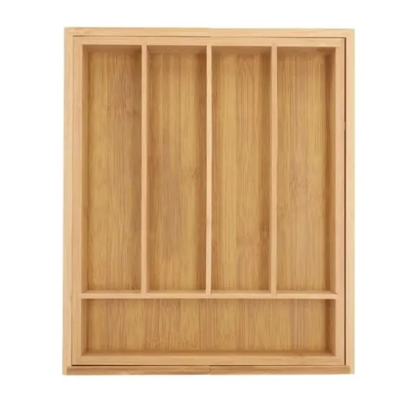 Insats | BAMBUE | för justerbar besticklåda | 37x31 cm | 815855