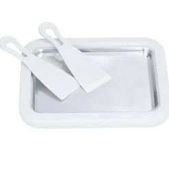Instant Ice Cream Maker Fried Yoghurt Machine Mini Unplugged Fruit Rolled Ice Cream Maker för hushållsvit