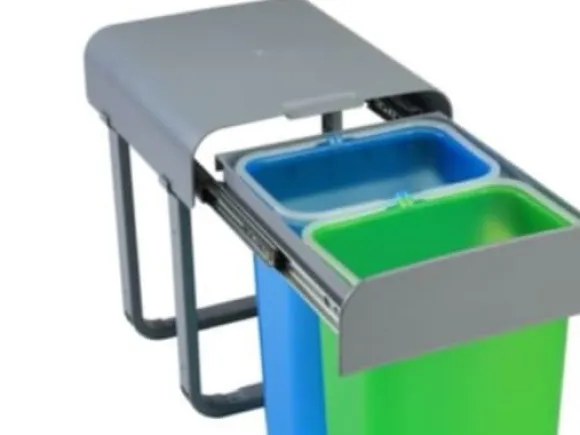 Intra Juvel Aladin 2 affaldsbeholder med 2 stk. 8 liter beholdere