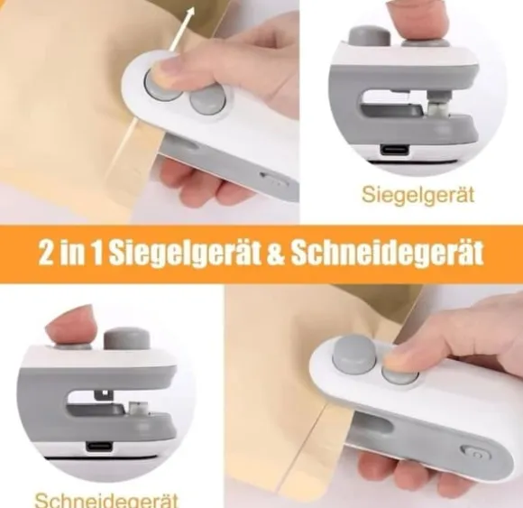 2 in 1 Usb Sealer Machine Home & Kitchen
