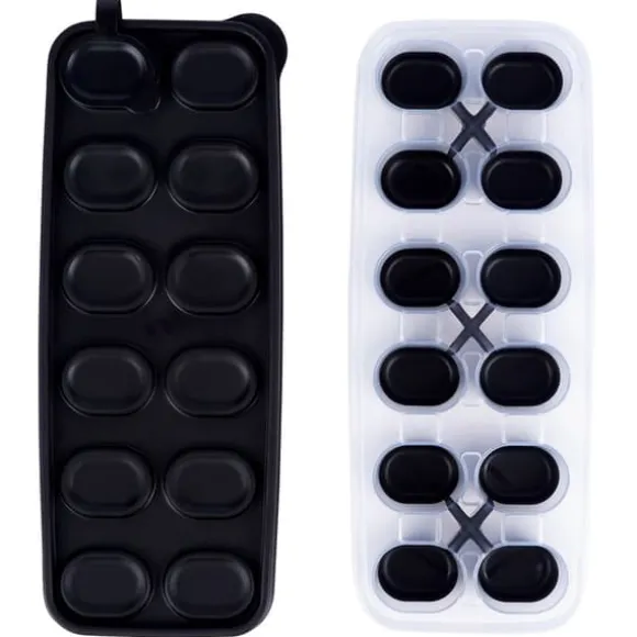Isbitsform med lock 25 cm 4 st.