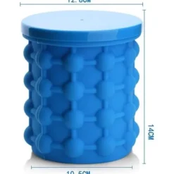 Ishinkar och kylare Creative silikonishink Bärbar iskubsform (2 i 1) Utrymmesbesparande Ice Cube Makerfo 305