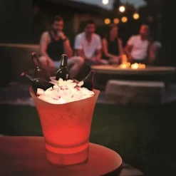 Ishink RGB LED-ljus iskylare 5L för champagne STOR