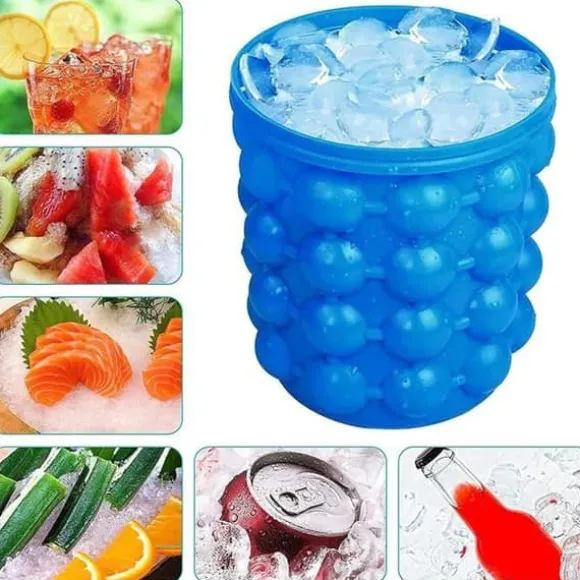 Iskuburk - Ej specificerad - Silikonisbucket - Bärbar - Livsmedelssäker - BPA-fri