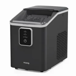 Ismaskin - H.KOENIG - 12 kg - 120 W - 2 storlekar på isbitar - Svart