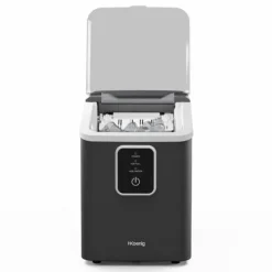 Ismaskin - H.KOENIG - 12 kg - 120 W - 2 storlekar på isbitar - Svart