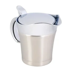 Isolerad såsbåt i rostfritt stål - dubbelvägg, termisk, 450 ml (liten)