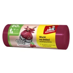 Jan Niezbędny Lättpackade sopsäckar Cherry 60 L 18 st.
