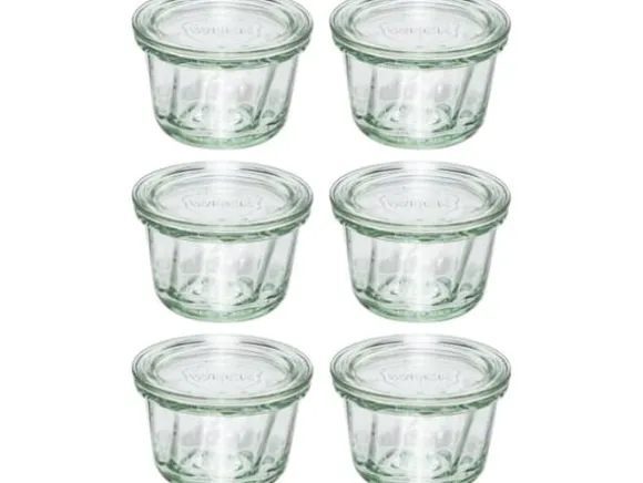 Jata WECK Muffinburk med rund kant 165 ml Uppsättning 6