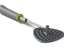 Joseph Joseph Delta, Traditionell potatismosare, Grön, Grå, Nylon, Rostfritt stål, 1 styck, 100 mm, 33 mm