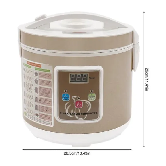 Jäsare för svart vitlök, 5 L intelligent vitlöksmaskin, 90 W, 12–15 dagars fermentering