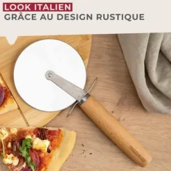 Jätte pizzahjul trähandtag Fackelmann Pizza & Pasta 31118