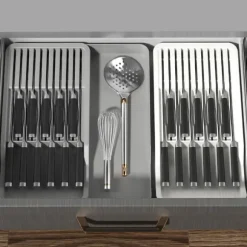 Justerbar Knivlåda 40 x 15,5-25 x 5cm