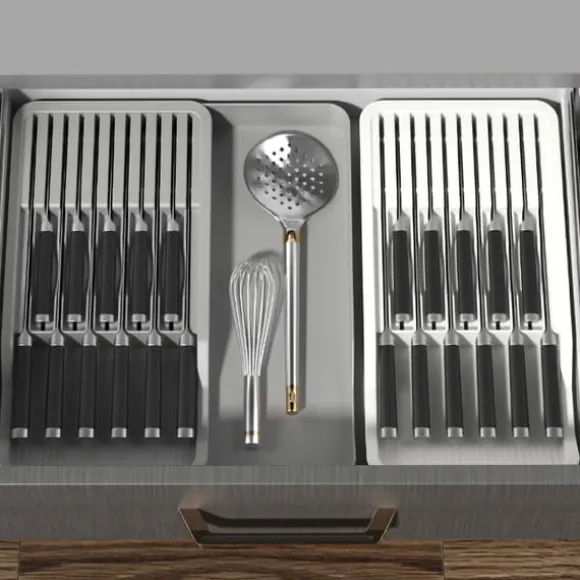 Justerbar Knivlåda 40 x 15,5-25 x 5cm