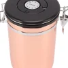 Kaffekanna, lufttät förvaringsburk för kaffe, aromaterapiburk i rostfritt stål, kaffekanna, vakuumkanna, kaffebönpulver, te, nötter, kakao (1,8L)