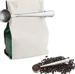 Kaffemått med Klämma i Rostfritt Stål