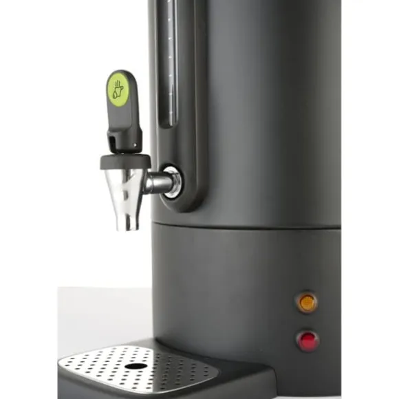 Kaffevärmare med droppfri kran svart Concept Line 10 l - Hendi 211458