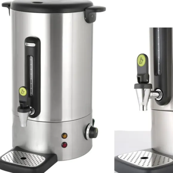 Kaffevärmare med droppfri stålkran Concept Line 18 l - Hendi 211427