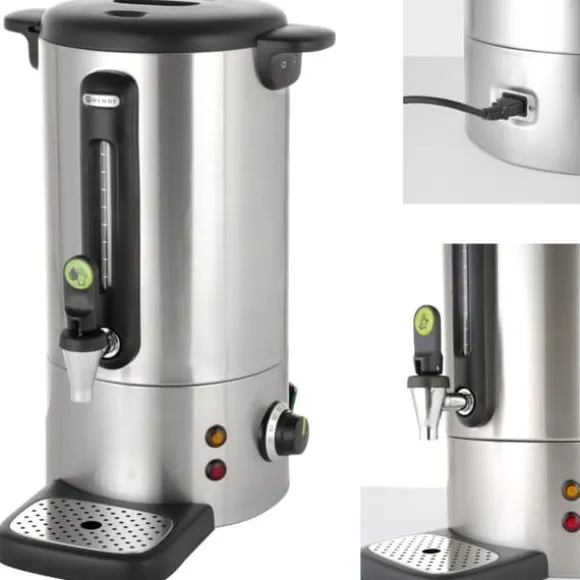 Kaffevärmare med droppfri stålkran Concept Line 10 l - Hendi 211410