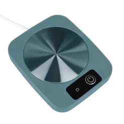 Kaffevärmare Smart konstant temperatur USB-driven bärbar muggvärmare för kontorsresor Hem Grön