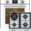 Kaiser Set fyra EH 6326 W+KCG 6380 W, Fyra elektriska, Autonoma, 79L, Självrengörande + Gasolkök