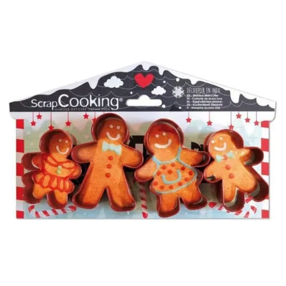 4 kakformar - Pepparkakor