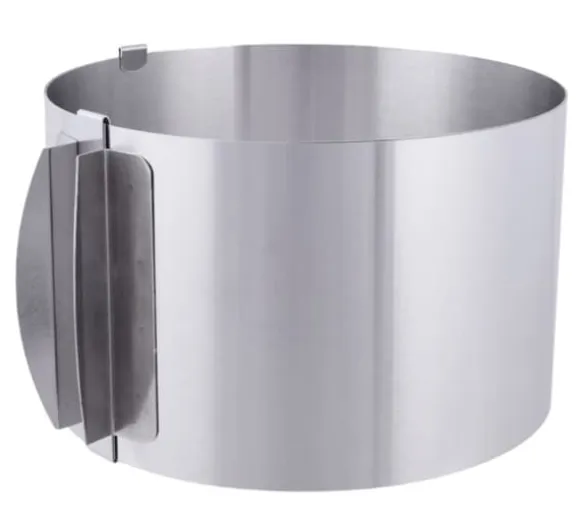 Kakkant h=10cm justerbar 16-30cm med skala hög kakform