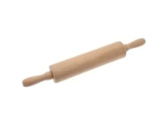 Kakrulle 25/43 cm med metallskaft Bokträ,10 st/krt