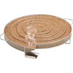 Kallröksgenerator i rostfritt stål - Rökning av kött, fisk, ost | Diameter: 33,5 cm | Färg: Silver